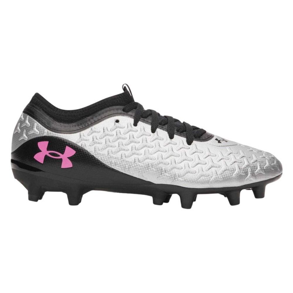 Under Armour Womens/Ladies Magnetico Firm Ground Football Boots / Silver/Black